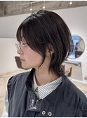 大人ショートヘア/ハイライトカラー/イルミナカラー[堺]