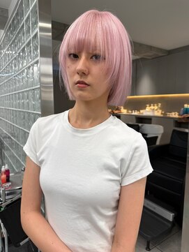 サンクプロジェクト(cinq PROJECT) ダメージレスなブリーチカラーで作るピンクカラー