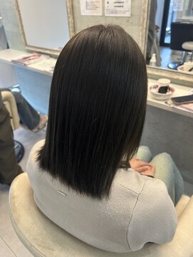 シャルムヘアー(charme hair) 深めのオリーブカラー！