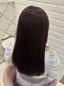 リルミー(Lilme) サブリミック髪質改善で艶々ピンクブラウン＊まゆ