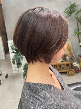 ティダスマイル 吉祥寺店(tida smile) 白髪ぼかし/ショート/白髪ぼかしハイライト/吉祥寺