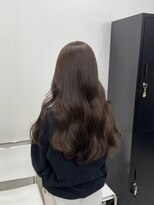 ディジョン 自由ヶ丘(Dijon) 韓国顔まわりレイヤーカットグレージュオリーブベージュブラウン