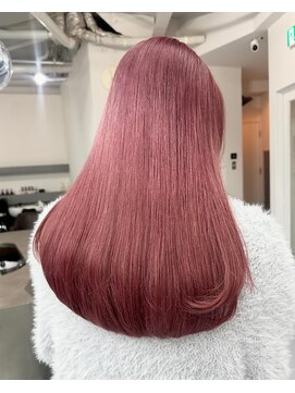 ピンク/ピンクベージュ/ブリーチカラー