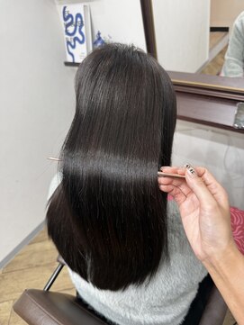 ボクノ 6号店 大橋(bokuno) 【 chika 】髪質改善縮毛矯正 / ダークアッシュ / 大人女性