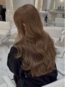 イオエ 表参道(ioe) 黒髪/オリーブグレー/小顔/ココアベージュ/髪質改善/縮毛矯正