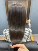ツヤ髪グレージュ