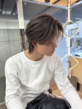 ラ キング(LA KING) メンズバレイヤージュ/ダブルカラー/グレージュ/名古屋栄