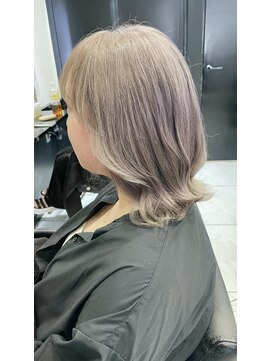 ヘアーデザイン ジェルム(Hair Design germe) ブリーチカラーボブヘア #しのだスペシャル