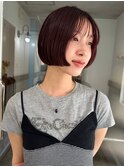前上がりボブ