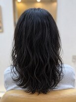ヘアアンドフェイス マリィファースト(Hair&Face Marry First) ロングパーマ ニュアンスパーマ