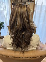 ラナ(LANA) ハイライトたくさんアッシュベージュ!