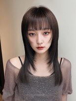 エシカ(ethica)&nbsp;【ethica_南船場】ミディアムレイヤー×ヌードブラウン