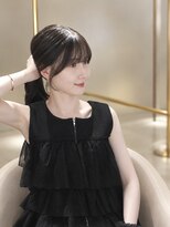 ミヨン 京橋店(miyon)&nbsp;韓国レイヤーカット×暗髪カラー×髪質改善