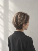 大人女性ツヤ髪ショート