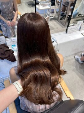 ビューバイネオリーブ 用賀店(Beau'r by neolive) ミディアムハッシュカットグレージュデザインカラー［用賀］
