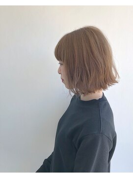 ヘアメイク オブジェ(hair make objet) ハイトーン ミニボブ☆★KAI☆★