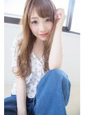 アンジュヘアー　流し前髪のアンニュイカール
