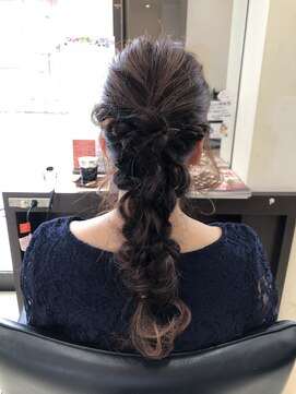 クアトロ 小山店(QUATRO) 編みおろしアレンジ