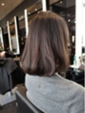 フルショウ 梅田(FURUSHO) ふんわり質感チョコブラウンボブ