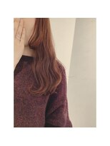 ヴィヴァーク 拝島駅前店(vivarc)&nbsp;20代30代40代くせ毛風パーマオレンジベージュナチュラル透明感