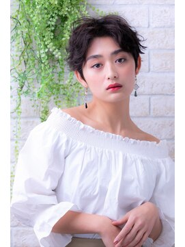 ソア 武蔵小杉(SOAR) 毛先パーマネオウルフ小顔外ハネボブアッシュブラウン