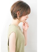 『rue京都』大人可愛いワンサイド丸みショート