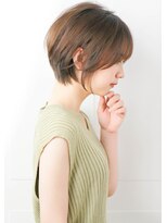 ルエ(rue)&nbsp;『rue京都』大人可愛いワンサイド丸みショート