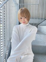 リアイス(Re:ICE)&nbsp;ミニウルフ/くすみブルー/流れるレイヤー/インナーハイライト