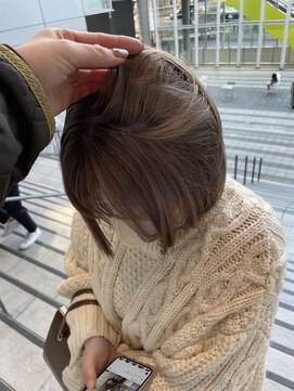 ベンジー 学芸大学店(benji) ナチュラルなハイトーンカラー　(登戸/登戸駅)