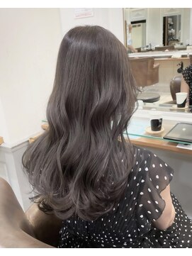 ネオリーブアイム 横浜西口店(Neolive aim) 透明感抜群グレージュ 艶髪 顔周りレイヤー【横浜】