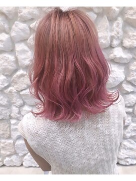 モアナバイヘッドライト 小田原店(Moana by HEADLIGHT) Moana【小田原】#ケアブリーチ#ピンクカラー#ダブルカラー