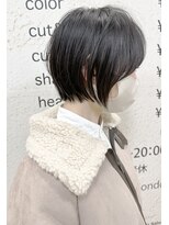 モリオ フロム ロンドン サッポロファクトリー店(morio FROM LONDON)&nbsp;【morio札幌】札幌ショート　大人かわいい黒髪丸みショートボブ