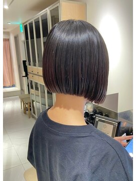 ヘアサロンガリカアオヤマ(hair salon Gallica aoyama) 【坂本拓麻】大人かわいい前下がりボブ/イメチェン/20代30代40代