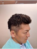 アップバング 宮城風パーマ ツーブロック フェード スラムダンク