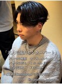 大人毛流れセンターパートin大宮メンズカットパーマ美容室