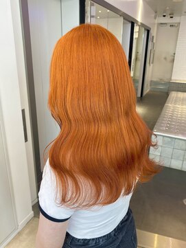 ゲーム 原宿店(GAME) ダブルカラーオレンジカラーケアブリーチ韓国ハイトーン