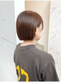 まろやかベージュボブ
