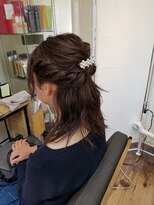 アリシアヘアー(ARISHIA hair) やるあみハーフアップ☆【ARISHIA hair 那珂】