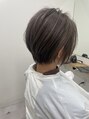 イノセントヘア(innocent.hair) ショートにグレージュでカッコイイ雰囲気に