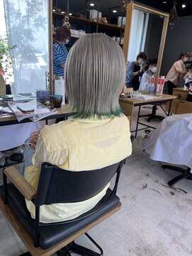 ソッチ(sotti.) White beige×green