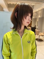 ガリカ 大名(Gallica)&nbsp;<森千晶>ウルフっぽいくびれミディアムに顔周りレイヤー