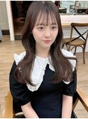韓国前髪顔周り×美髪レイヤー[横浜/縮毛矯正/前髪縮毛矯正]
