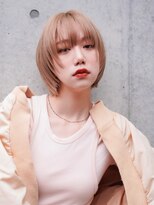【SHARON】ショートボブ×ハイトーンカラー