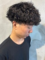 ニアウ 高崎店(Niau)&nbsp;波巻きスパイラルパーマメンズパーマメンズマッシュ高崎群馬眉毛