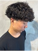 波巻きスパイラルパーマメンズパーマメンズマッシュ高崎群馬眉毛