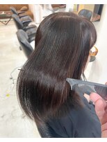 サロンドボーテキリコ(SALON DE BEAUTE KIRIKO) ミディアム × ネオメテオストレート