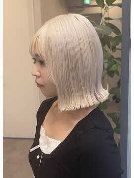 レブ 心斎橋(REV.) 前髪/アンブレラカラー/こなれミディ/イメチェン/ウェーブパーマ