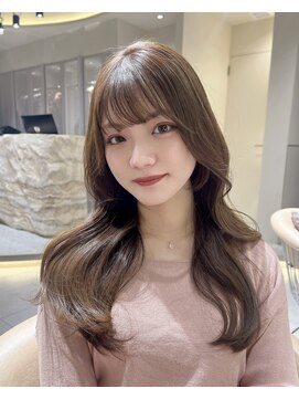 ロンドメリア 天神大名店(Lond Melia) 小顔に見せるヘア/ワンレン/ボブウルフ/ネビージュ/黒髪カタログ