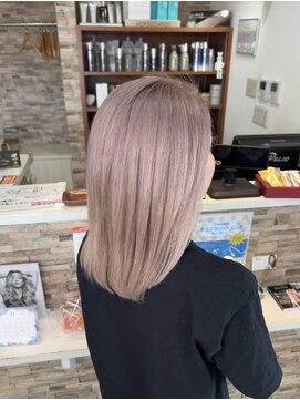 ヘアーアート パーリオ 本店(hair art PALIO) 【NAOKI】がつくるピンクベージュ