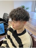 ツーブロフェード×ツイスパスタイル